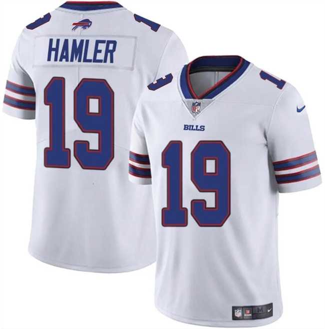 Men & Women & Youth Buffalo Bills #19 KJ Hamler White 2024 Vapor Untouchable Limited Stitched Jersey